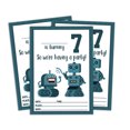 thumbnail image 1 of Darling Souvenir White Birthday Invitation Card Printable Fill or Write In Blank Invites Party Supplies Pack Of 28 5 x 7 Inches, 1 of 5