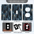 thumbnail image 3 of Light Switch Cover Switch Plate Outlet Cover Plug Cover for Electrical Unused Outlet Cover Black Cats and Mystical Symbols, 3 of 6
