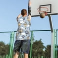 thumbnail image 5 of Sikiie Balloon Vintage Basketball Jersey Reversible Men's Mesh Athletic Sports Shirts Training Practice S-4XLSmall, 5 of 6