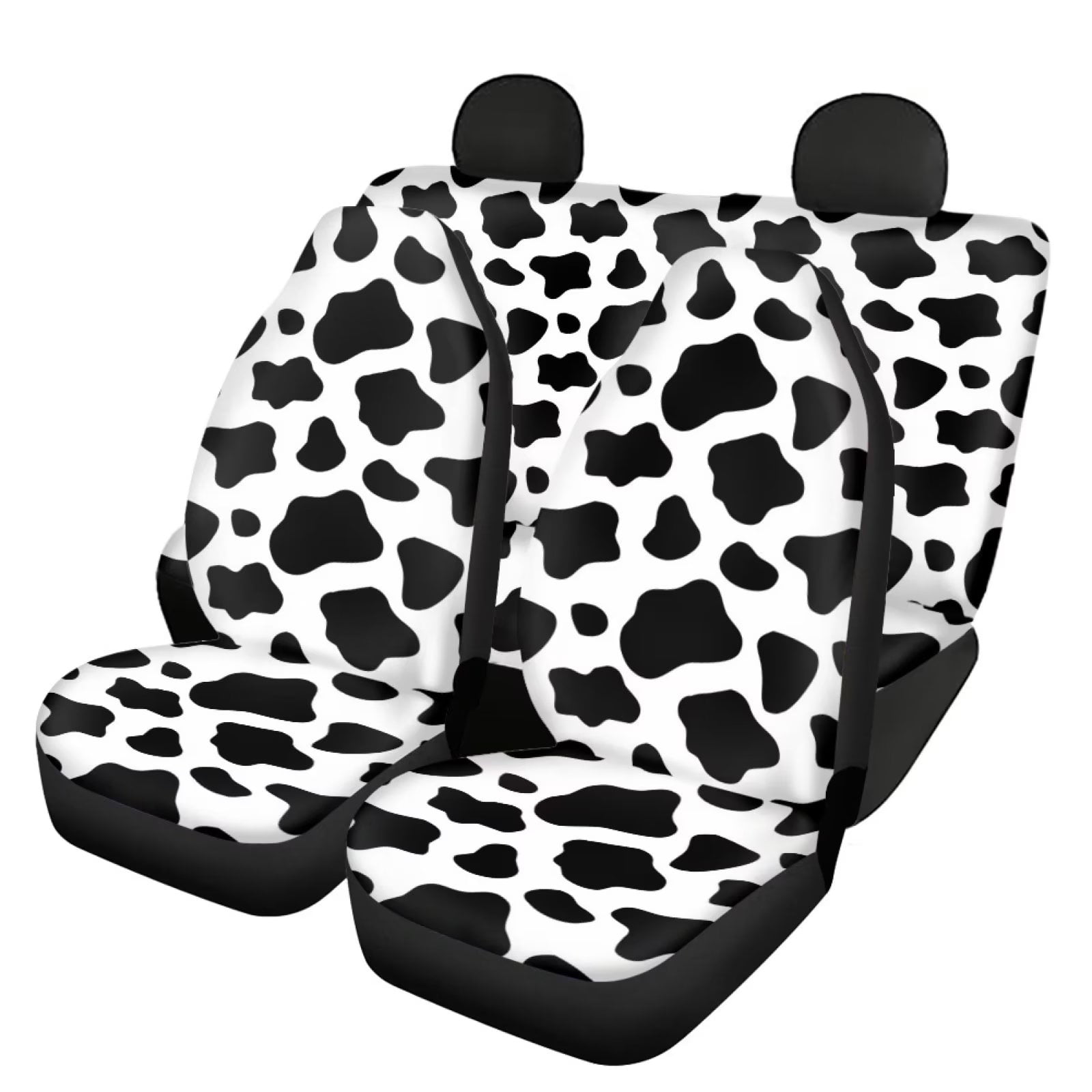 Salabomia Animal Cow Print Car Seat Cover, Stretchy Bucket