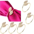 thumbnail image 1 of Napkin Rings and Holders, 10 Pieces Metal Napkin Ring Napkin Buckle Holder for Table Decoration, 1 of 5