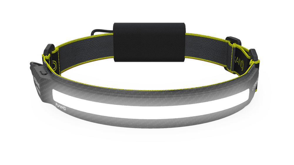 Liteband PRO 1400 Lumen LED Headlamp, Rechargeable Battery Powered, Hard Hat Light, Carbon