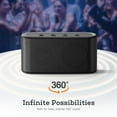 thumbnail image 4 of NOVOO Bluetooth Portable Speaker Wireless with Stereo Sound & Powerful Bass, Built-in Mic,  IPX4, 12 Hours Playtime, Portable Speaker for Home, Party, Outdoors, Travel, Hiking, Camping(Black), 4 of 8