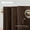 Chocolate, variant on Deconovo Blackout Curtains Grommet Top Room Darkening Thermal Insulated Curtains for Bedroom Living Room 52x63 inch Black 2 Panels
