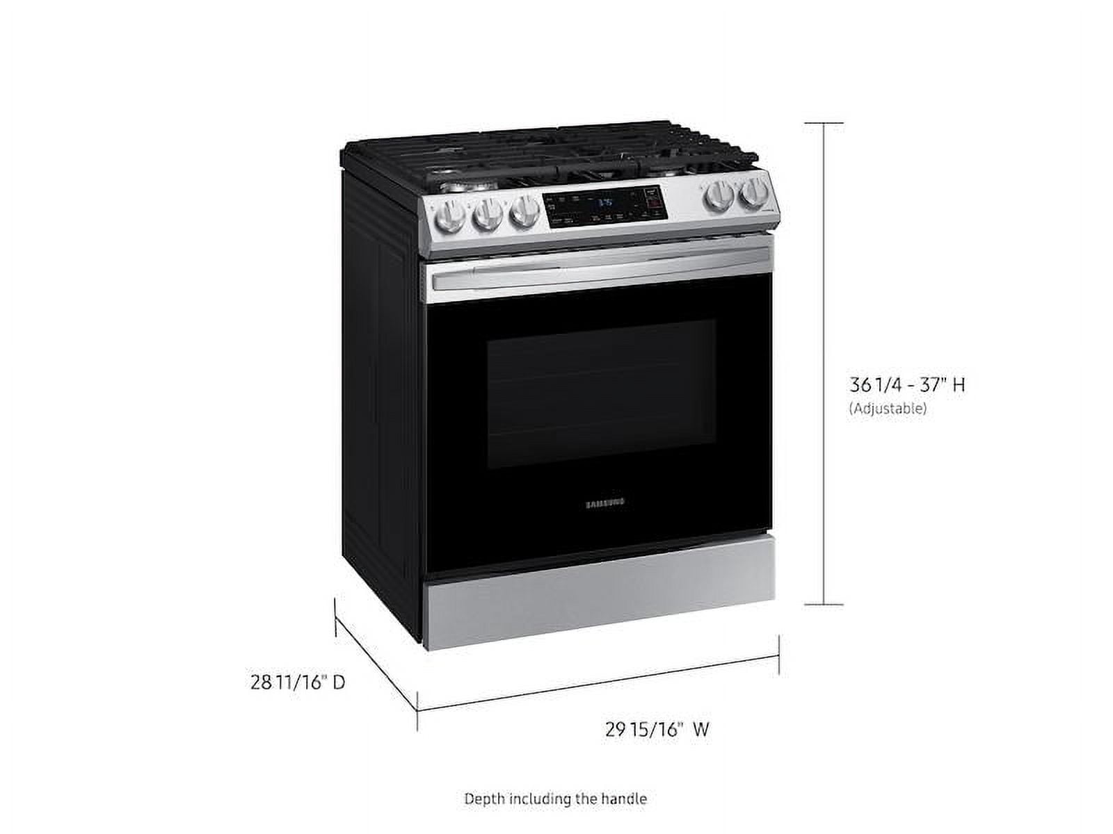 Samsung NX60T8111SS 6.0 Cu. Ft. Slide-In Gas Range
