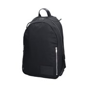Jil Sander Men's Black Urban Double Zip Fabric Backpack Black