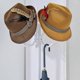 thumbnail image 5 of Beer Theme Pork Pie Hat Homburg Hat Feather Widget Lovely Gentlemen Headdress Hat Trilby for Gentlemen, 5 of 5