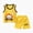 X2-Yellow, variant on Kaprioy Summer Outfits Set For Kids Boys Baby Toddler Cartoon Outfits Vest Sleeveless Printed Dinosaur Tops Shorts Boys' Shorts Sets