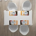 thumbnail image 4 of Ambesonne Afro Place Mats Set of 4, Girl Silhouette in Grace, Standard Size, Dark Brown and Marigold, 4 of 4