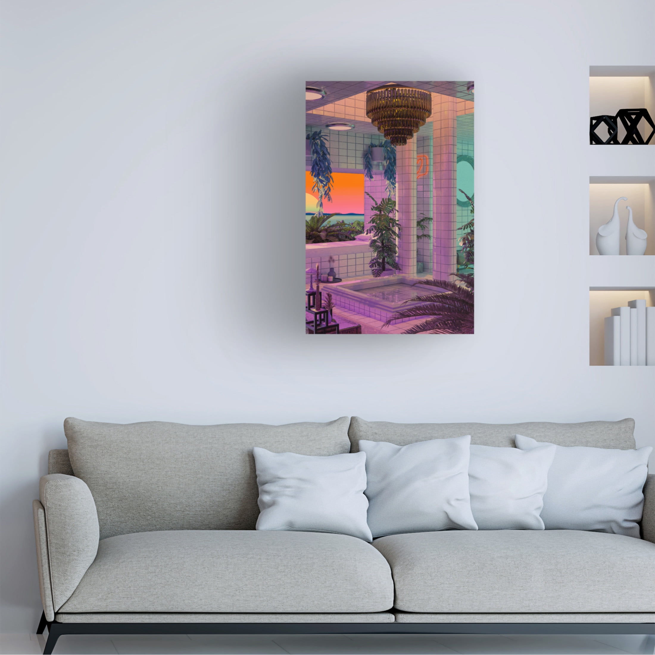 Trademark Fine Art DEKIMBE MURRAY Chandelier Canvas Wall Art