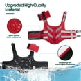 thumbnail image 5 of Kuoser Dog Life Jacket with Reflective Stripes, Adjustable Dog Life Vest, Red, S, 5 of 8