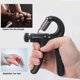 thumbnail image 2 of KAIYANG 2 ejercitadores de fuerza de agarre de mano, resistencia ajustable de 5 a 60 kg (negro y gris), 2 of 5