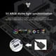 thumbnail image 3 of Enfriador de CPU de 12 cm 5 V 3 pines ARGB Sync Cooler Fan 12 V 4 pines PWM para computadora (negro), 3 of 9