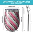 thumbnail image 5 of Modern 12oz Stainless Steel Insulated Wine Tumbler with Lid and Straw – Double Wall Vacuum Mug for Hot & Cold Drinks, 304 Steel Interior, Sweat-Free Design, 5 of 5
