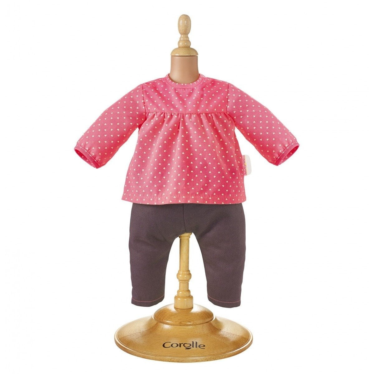 Raspberry Blouse & Denim 12 inch Doll Clothes by Corolle (DMN14