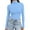 Light Blue #52, variant on TrdSipl Womens Long Sleeve Shirts Turtleneck Slim Fit Tops Fall Warm Underwear Tops Soft Stretchy Basic Layer Tee