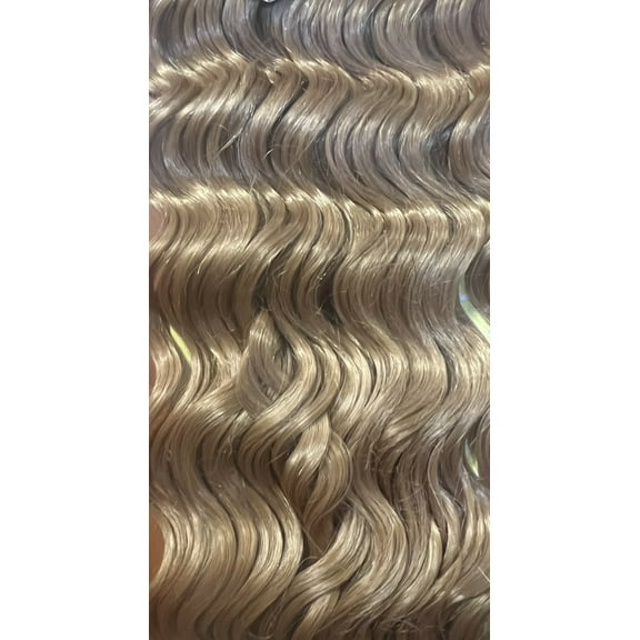 Ultra Premium  Deep Wave 100% Human Hair & blend  Quality 18” Color:27