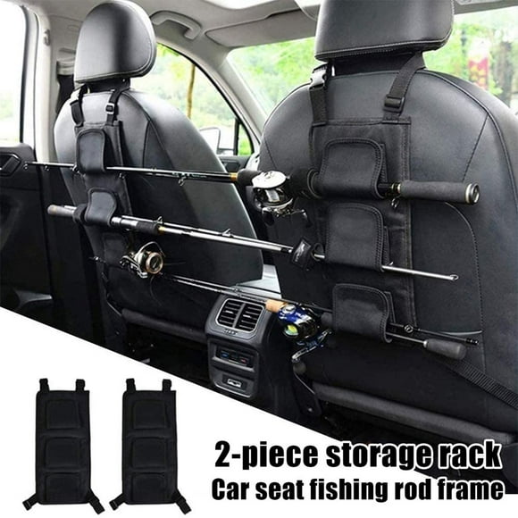 Fishing VRC Vehicle Rod Carrier Car Adjustable Fishing Rod Holder Combined Fishing Rod Bracket for Vehicle/Ship Rear Seats Vehicle Fishing Pole Storage Rack for SUV Wagons Van 2Pcs
