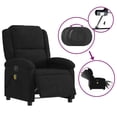 thumbnail image 5 of vidaXL Electric Massage Recliner Chair Black Velvet, 5 of 5