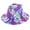 Purple, variant on Top Headwear Fashion Tie Dye Wide Brim Felt Fedora Panama Hat - Blue/Green