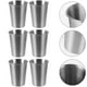 thumbnail image 5 of WORGEOUS 6 tazas de agua de acero inoxidable, tazas de café, tazas para beber, tazas de vino para acampar, 5 of 7