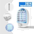 thumbnail image 3 of Eliminador electrónico de mosquitos Bug Zapper Forhimn para interiores (2 paquetes), 3 of 8