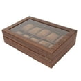 thumbnail image 4 of Slot Wood Watch Box,Wood Watch Box Display Watch Display Case Wood Watch Box Crafted with Care, 4 of 14