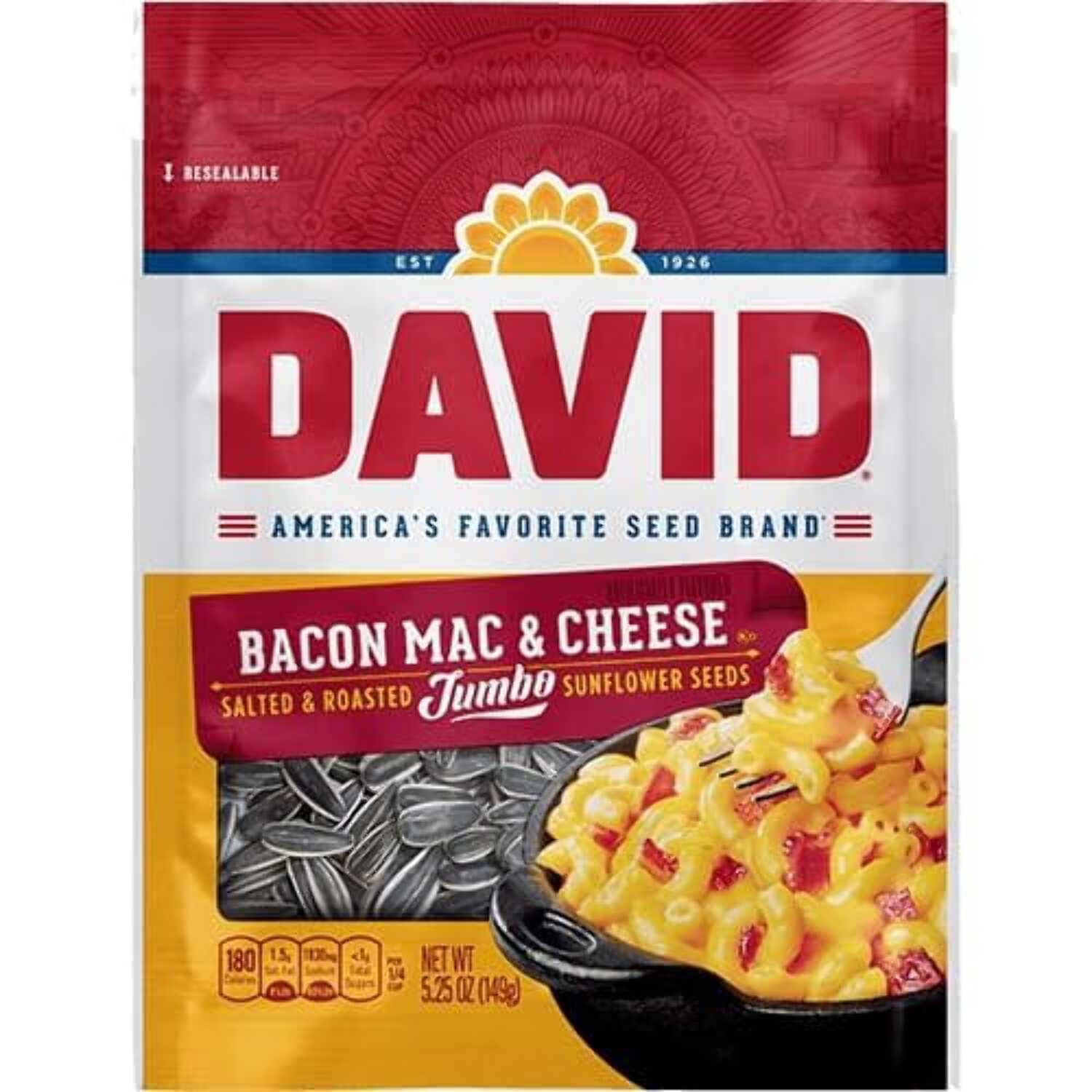 David Sunflower Seeds Variety Pack, 8 Exciting Flavors, 5.25 Ounce Each, 1 Bag per Flavor
