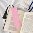 thumbnail image 4 of Kdxio Breast Cancer Awareness Print Metal Tassel Bookmarks,Perfect Gift for Art Lovers and Bookworms Metal Bookmarks for Women, 4 of 8