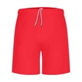 thumbnail image 5 of Umfun Men Mesh Breathable Casual Shorts Elastic Waist Loose Fit Summer Outdoor Running Workout Training Sport Gym Shorts, 5 of 8