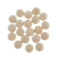 thumbnail image 2 of Rongfmy 20Pcs Half Ball Natural Unfinished Wood For Jewelry Making DIY Crafts 25MM, 2 of 9