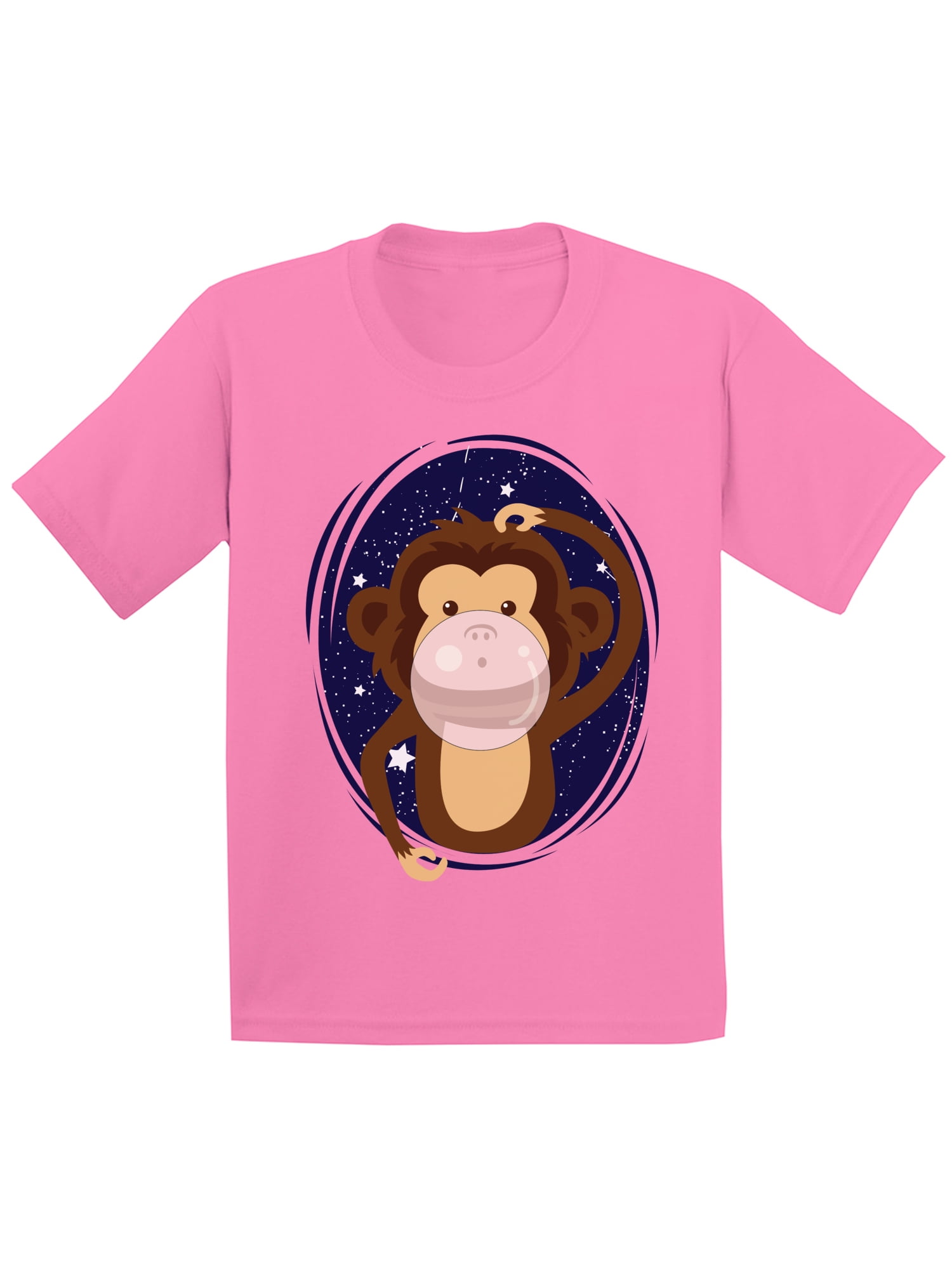 Youth Kids Childrens Monkey Chimp Singer Band Funny T-shirt NEW Age 5-13 