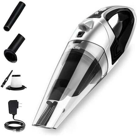 

Handheld Vacuum Car Vacuum - Cordless Hand Vacuum Model: H-106 Silver (VL106)
