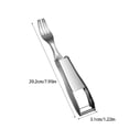 thumbnail image 2 of Bearachild Cuchillo de fruta de acero inoxidable plateado, tenedor de sandía duradero para resistencia a la oxidación, resistente a la Cocina y Comedor, 2 of 6