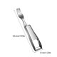 thumbnail image 4 of Cateissary Cortador de frutas de acero inoxidable 304, práctico rebanador de sandía y tenedor, también se puede plegar Cocina y Comedor, 4 of 6