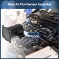 thumbnail image 3 of Conjunto de Sensor de Flujo de Aire Masivo Unique Bargains No.226802Y001 para Nissan Maxima 2000-2001 3.0L Sensor de Flujo de Aire MAF Plástico Metal 1 Pc, 3 of 6