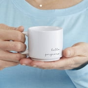 Personalization Mall Hello Gorgeous Espresso Stackable Mug