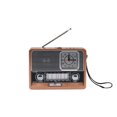 thumbnail image 2 of Bocina Radio Fm Am Reloj Bluetooth Auxiliar Usb Vintage, 2 of 4