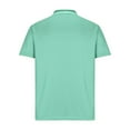 thumbnail image 5 of bnalnMens Polo Shirt 2024 V Neck Short Sleeve Tops Casual Striped Printed T Shirts Summer Buttons Lapel V Neck Tshirts Work Blouse Golf Polos Tops Muscle Fit Shirts for Men, 5 of 6