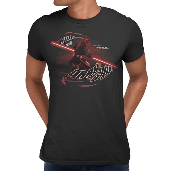 Star Wars Darth Maul Join the Dark Side Men's T Shirt (Black, S-XXXL)