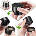 thumbnail image 3 of 4-layer2" Herb Grinde, Zinc Alloy Manual Grinder, Smoke Grinder Spice Grinder 2" Spice Herb Grinder Black, 3 of 5