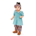 thumbnail image 4 of Wonder Nation Baby Girls Smocked Tunic Top and Pants Set, 2 Piece, Sizes 0/3-24 Months, 4 of 8