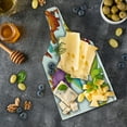 thumbnail image 5 of Dinosaur Cutting Board, Colorful Funny Different Dino Themed Friendly Wildlife Extinct Animals Ice Age, Tempered Glass Cutting and Serving Board, Wine Bottle Shape, Multicolor, by Ambesonne, 5 of 5