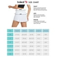 thumbnail image 5 of BALEAF Women's Pleated Tennis Skirts with Shorts Pockets High Waisted Golf Skorts White X-Small, 5 of 5