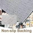 thumbnail image 3 of 5x7 Area Rugs - Ultra-Thin Washble Rug, Stain Resistant Anti Slip Backing Rugs for Living Room,Bedroom, Vintage Home Decor Area Rug, Black, 3 of 6