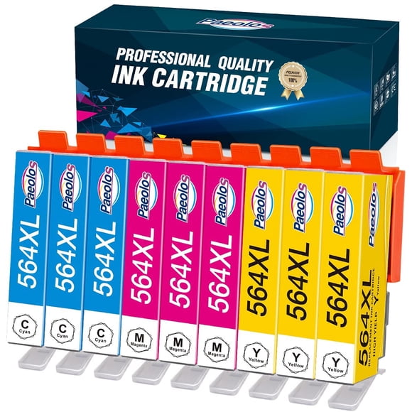 Cartuchos de tinta Paeolos 564XL Color Combo Pack para impresora HP