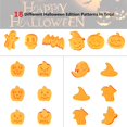 thumbnail image 3 of 3 piezas de moldes de Halloween antiadherente molde de calabaza de silicona de Halloween para cocina DIY molde de silicona para hornear JAMW Sencillez, 3 of 5