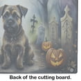 thumbnail image 2 of Border Terrier Spooky Halloween Glass Cutting Board Large 12 in x 15 in, 2 of 5