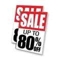 thumbnail image 1 of 80 Off Special (24" X 36") 4mm Corrugated Plastic Panel, Graphics Applied To 1 Side (Pk of 2), 1 of 4