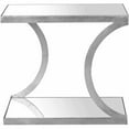 thumbnail image 4 of SAFAVIEH Sullivan 18 in. H Solid Glam Accent Table, Silver/Mirror, 4 of 4